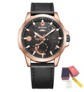 RUIMAS Watches Men's Casual Sport Watches Luxury Military Quartz Wrist Watch Chronograph Waterproof Man Clock Montre Homme 307
