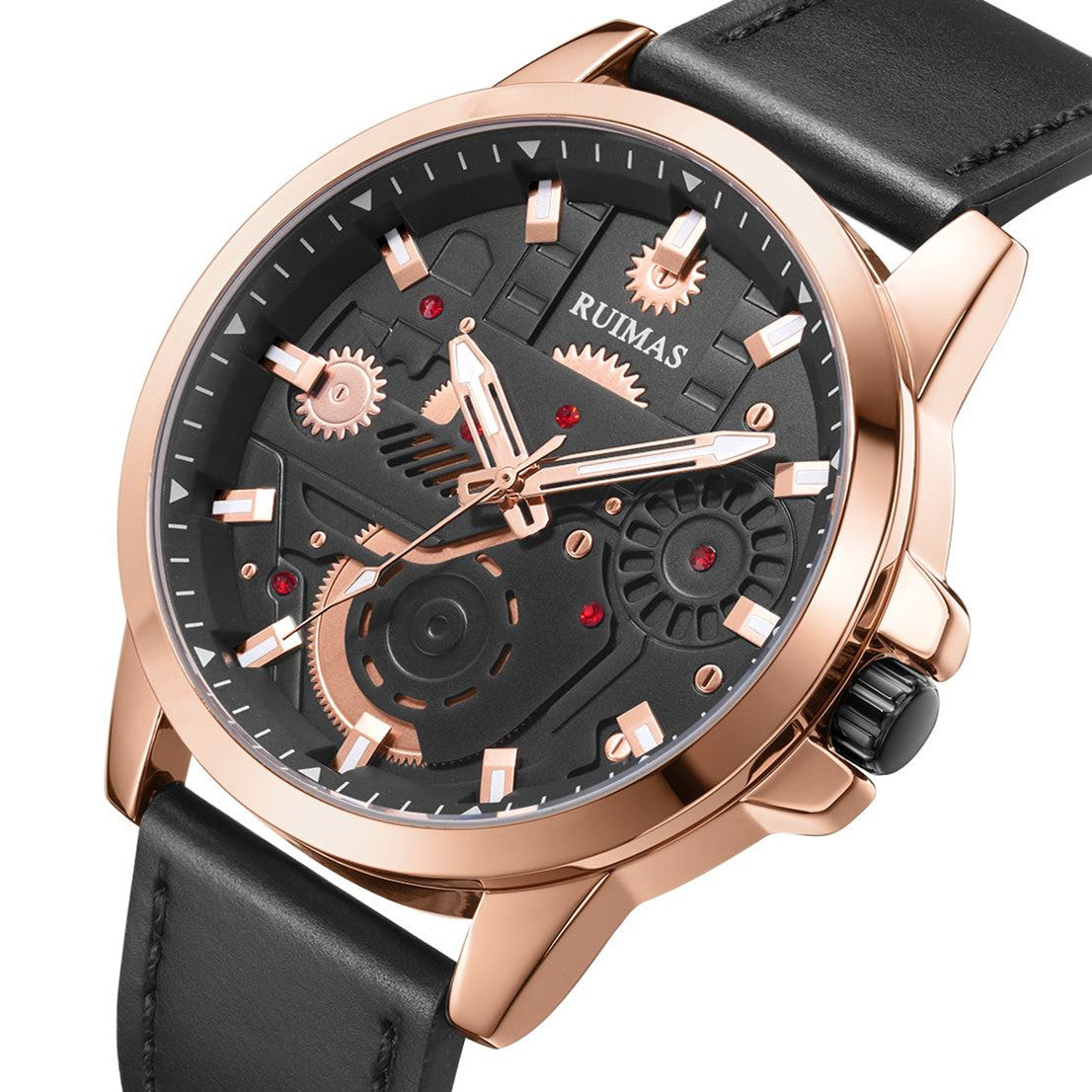 RUIMAS Watches Men's Casual Sport Watches Luxury Military Quartz Wrist Watch Chronograph Waterproof Man Clock Montre Homme 307