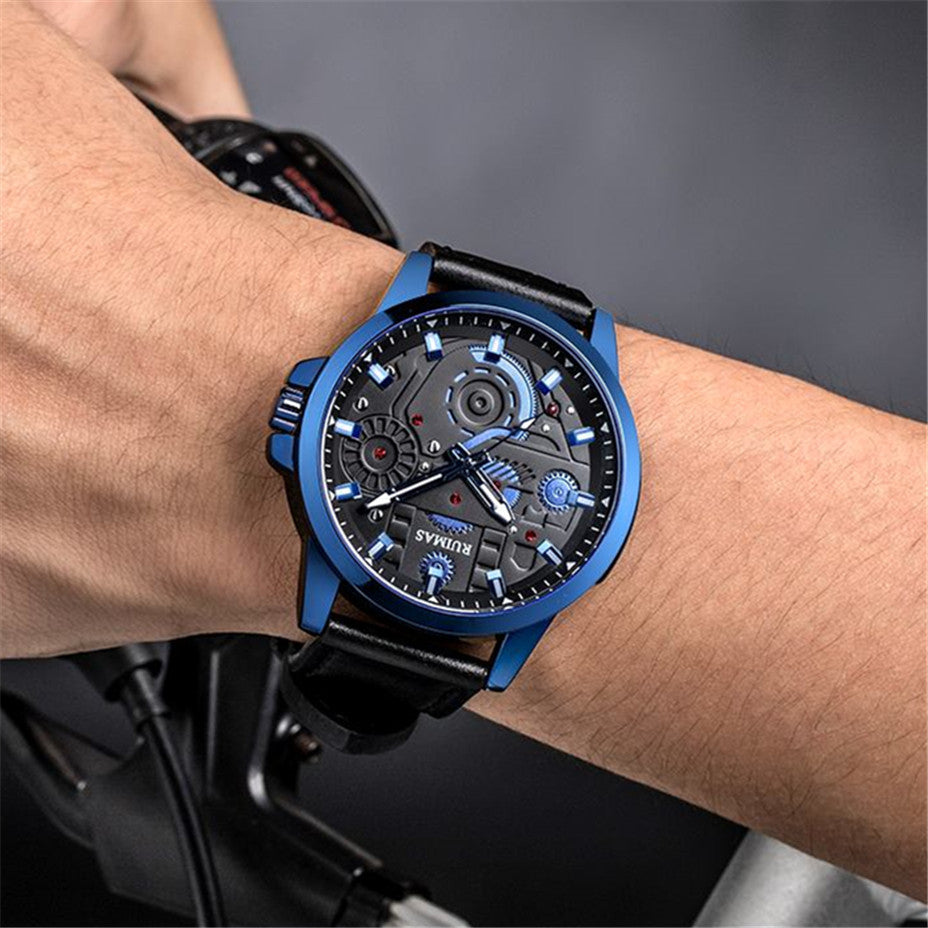 RUIMAS Watches Men's Casual Sport Watches Luxury Military Quartz Wrist Watch Chronograph Waterproof Man Clock Montre Homme 307