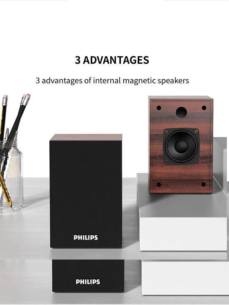 Wooden Bluetooth Speaker Brown